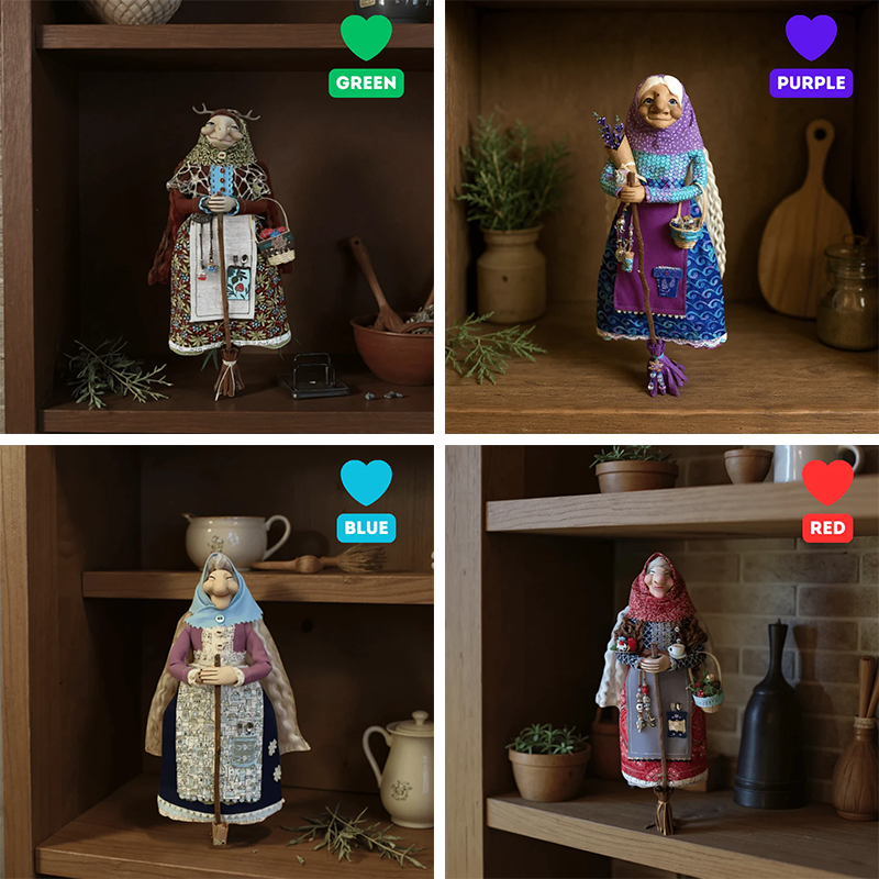 🧙♀️Limited Edition – Only 100 Handmade Kitchen Witch Dolls Left! 🧙