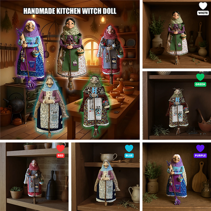 🧙‍♀️Limited Edition – Only 100 Handmade Kitchen Witch Dolls Left! 🧙